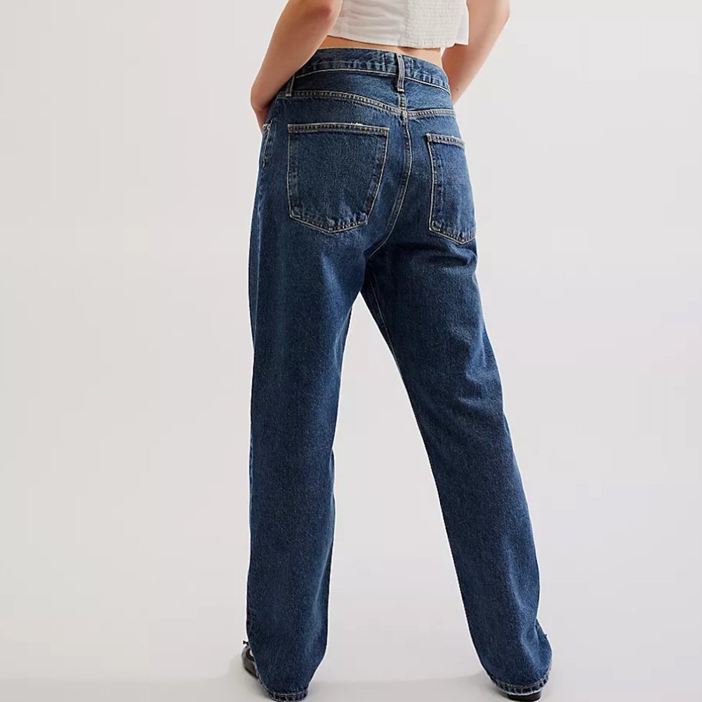 Agolde '90s Crop Loose Straight Leg Jeans - Picture 2 of 8